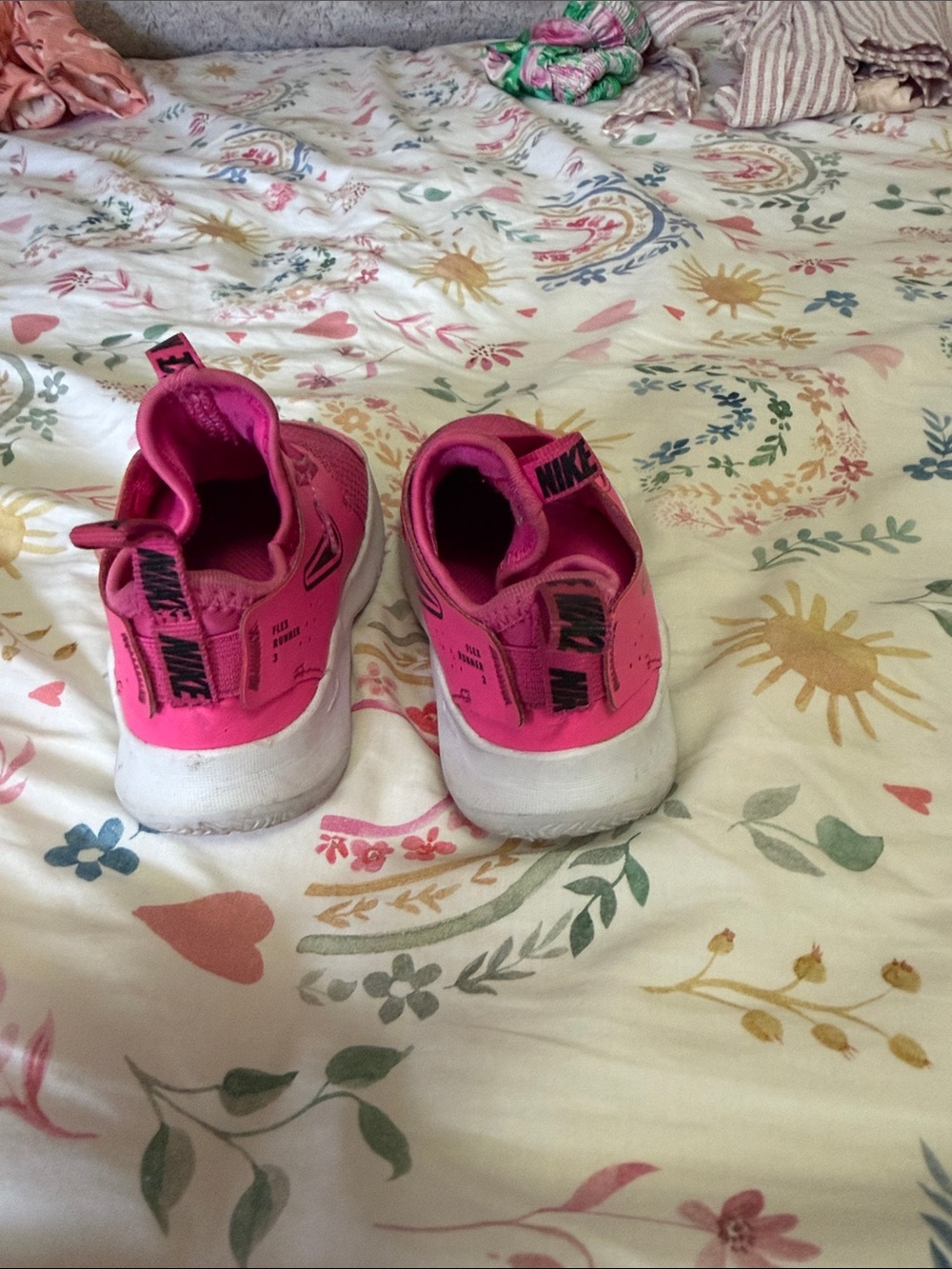 Nike Kids Hot Pink Slip-On Sneakers - Picture 4 of 4